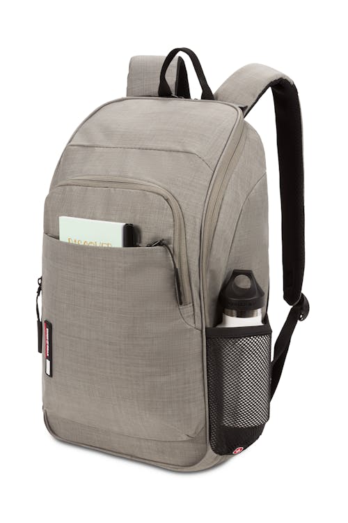 SWISSGEAR 3618 - Sac à dos pour portable Pochettes latérales en filet pour bouteille d'eau ou autres petits articles