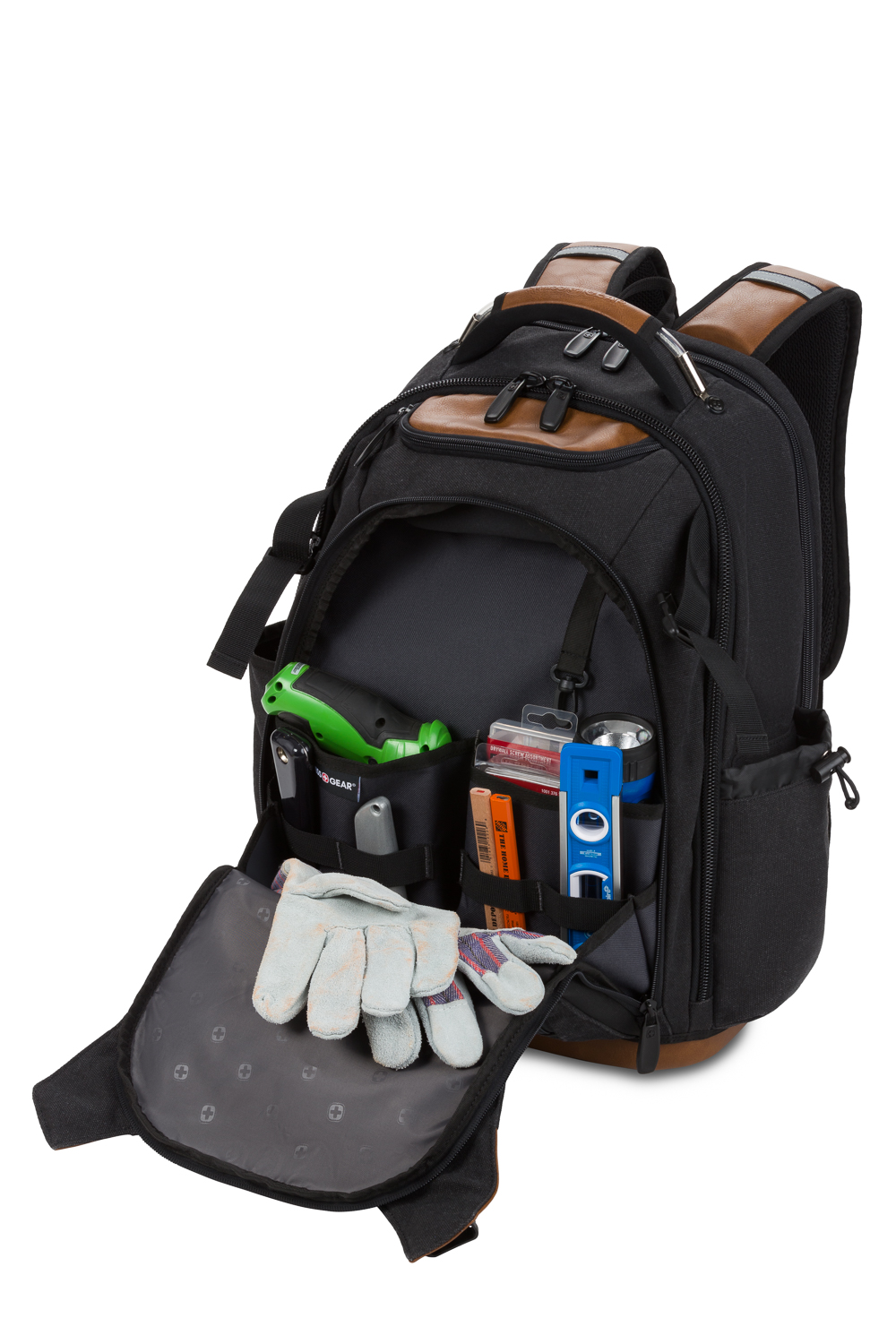 Swissgear 3636 USB Work Pack Pro Tool Backpack Black Canvas