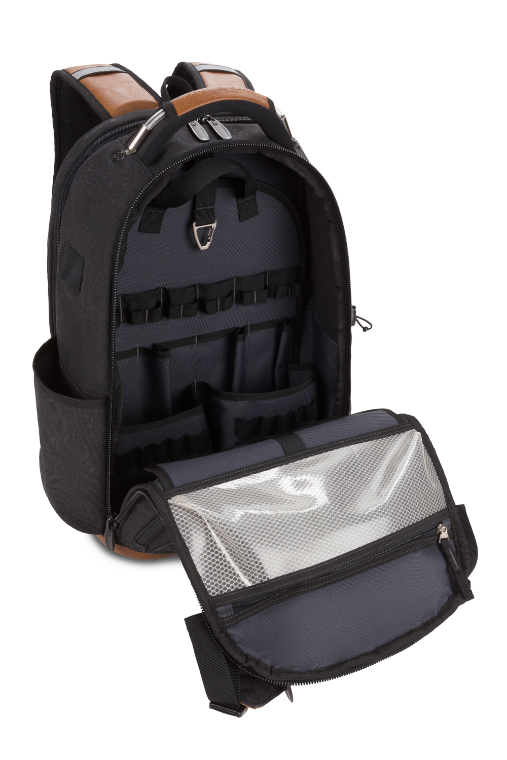 Swissgear 3636 USB Work Pack Pro Tool Backpack Black Canvas