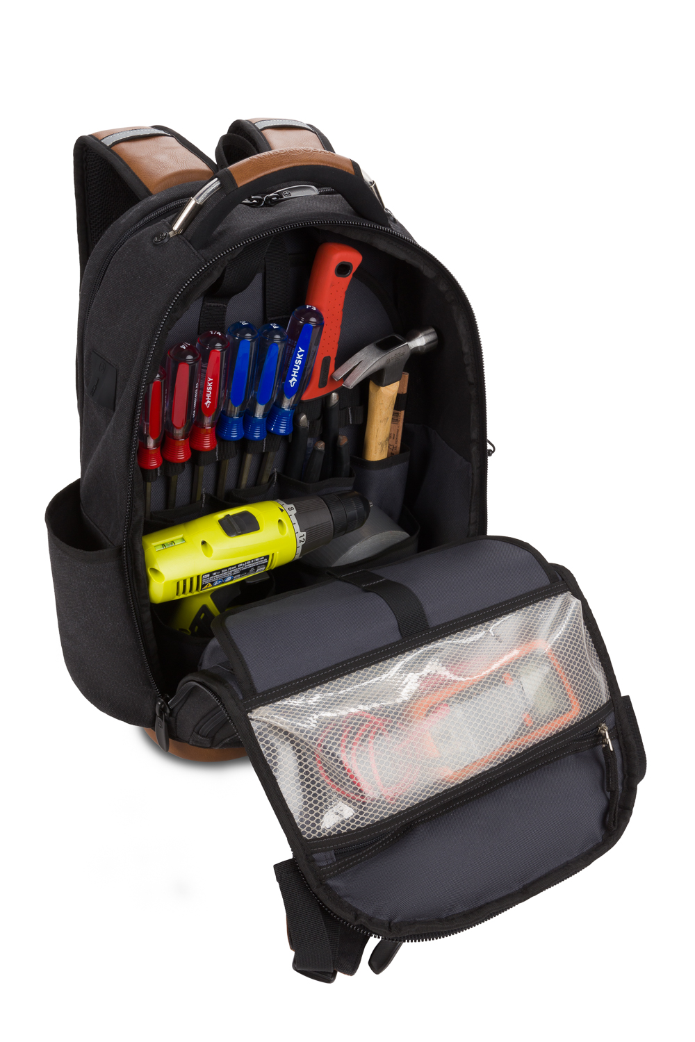 Swissgear 3636 USB Work Pack Pro Tool Backpack Black Canvas