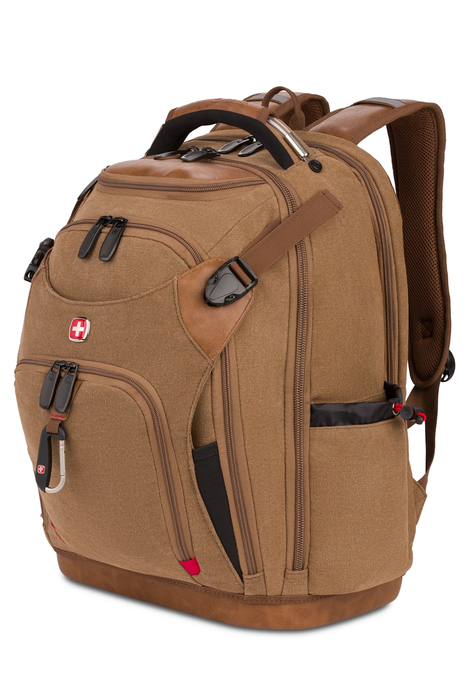 Swissgear 3636 USB Work Pack Pro Tool Backpack Brown Canvas