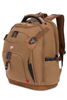 Swissgear 3636 USB Work Pack Pro Tool Backpack - Brown Canvas