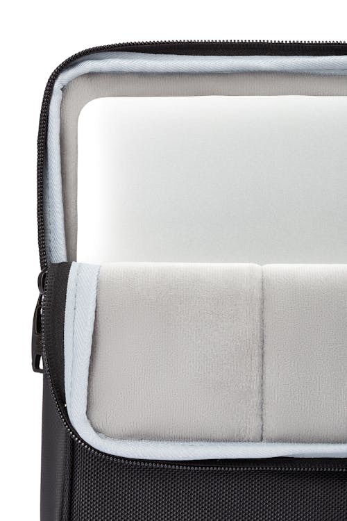 Swissgear 3852 16 inch Padded Laptop Sleeve - 360° interior edge is reinforced to provide added protection against accidental drops