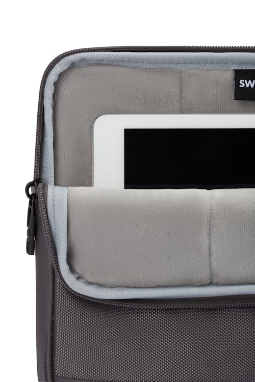 Swissgear 3852 13 inch Padded Laptop Sleeve - 360° interior edge is reinforced to provide added protection against accidental drops