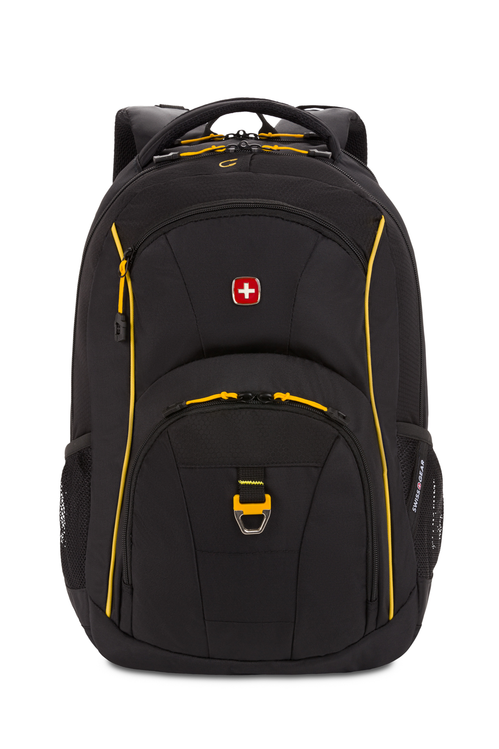 Black and shop gold laptop backpack