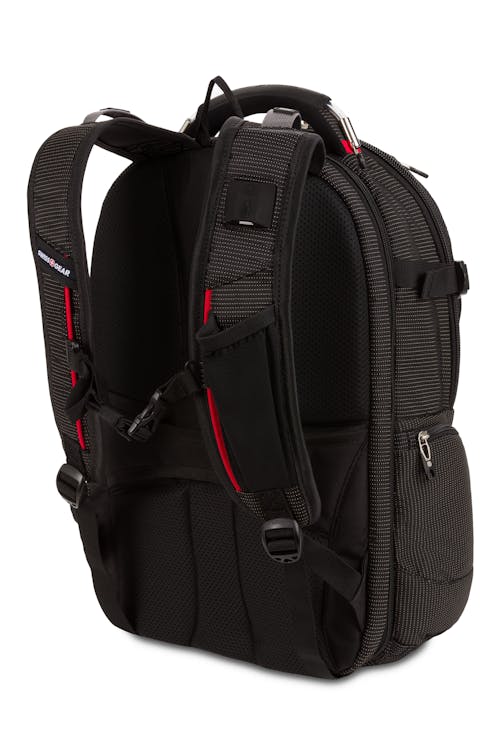 Swissgear 5358 USB ScanSmart Backpack Ergonomically contoured, padded shoulder straps