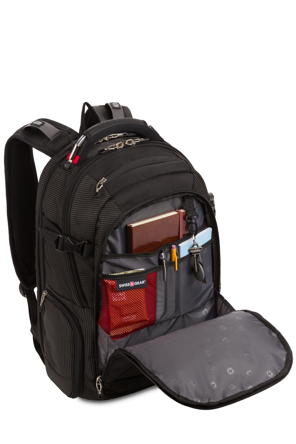 swiss gear backpack with luggage strap