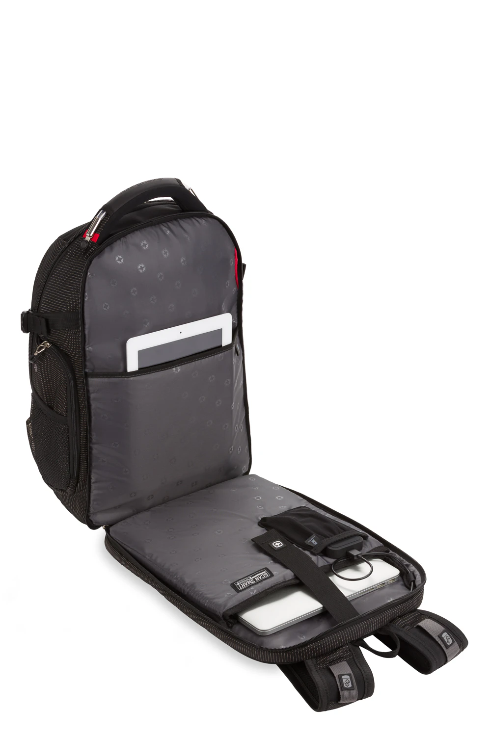 Swissgear 5358 USB ScanSmart Laptop Backpack Black/Red