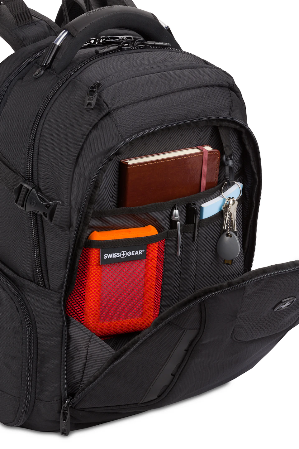 Swissgear 5358 USB ScanSmart Laptop Backpack Black Bag