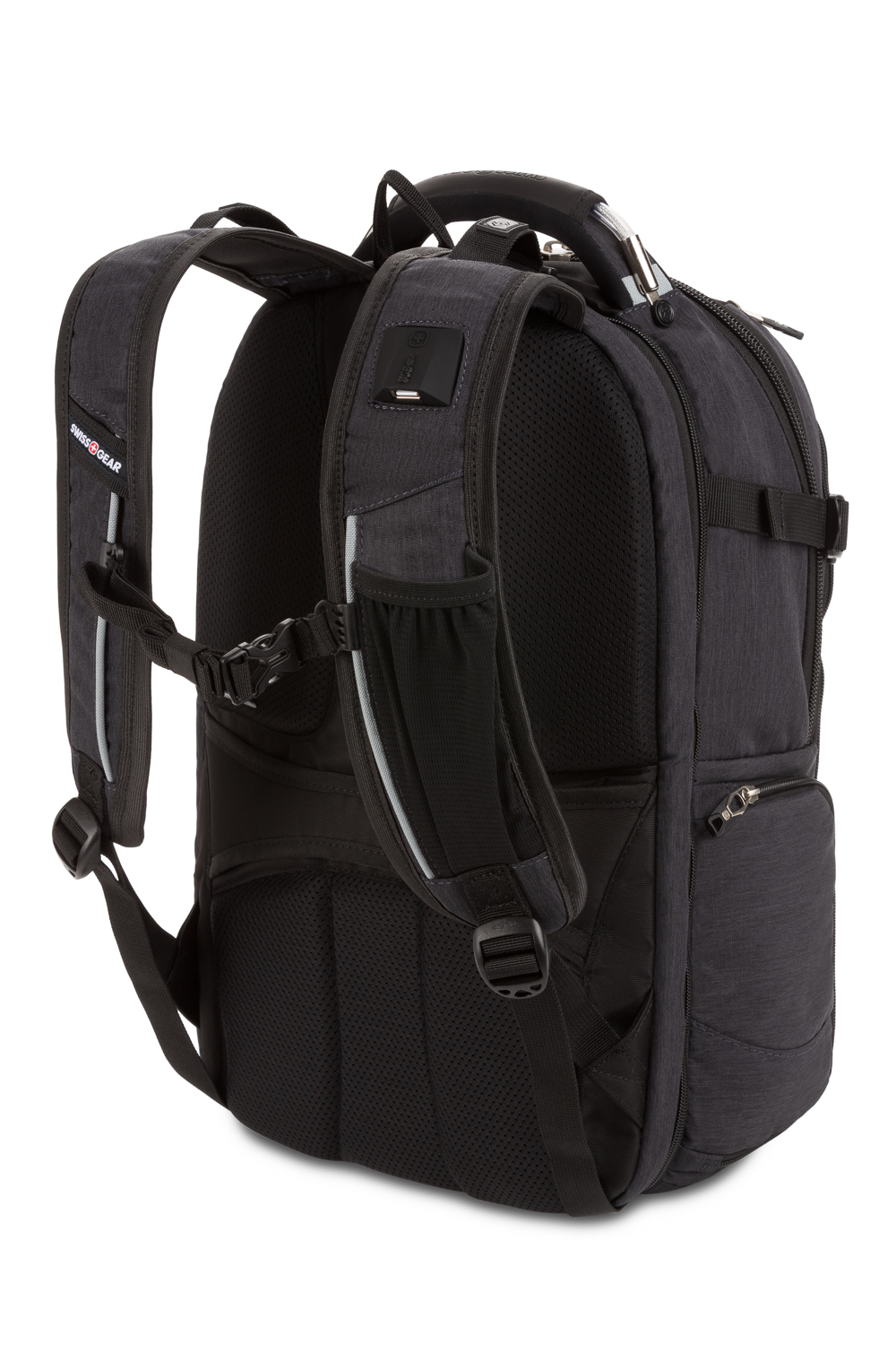 Swiss gear backpack with usb clearance port