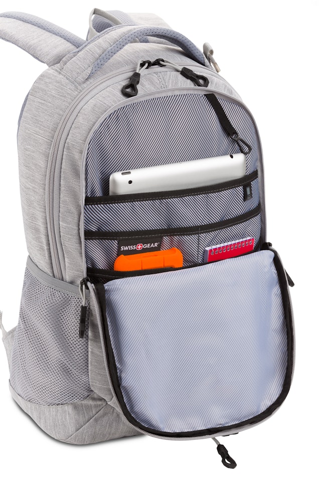 Swissgear 5505 Laptop Backpack Light Grey Heather Back To School