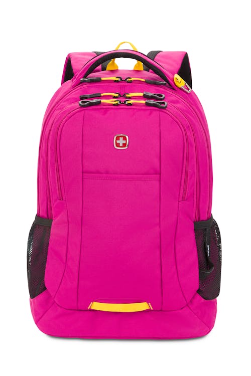 Swissgear 5505 Laptop Backpack - Berry Jewels/Yellow Target - Back