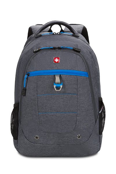 Swissgear 5918 Laptop Backpack - Gray Heather/Cyan Trophy