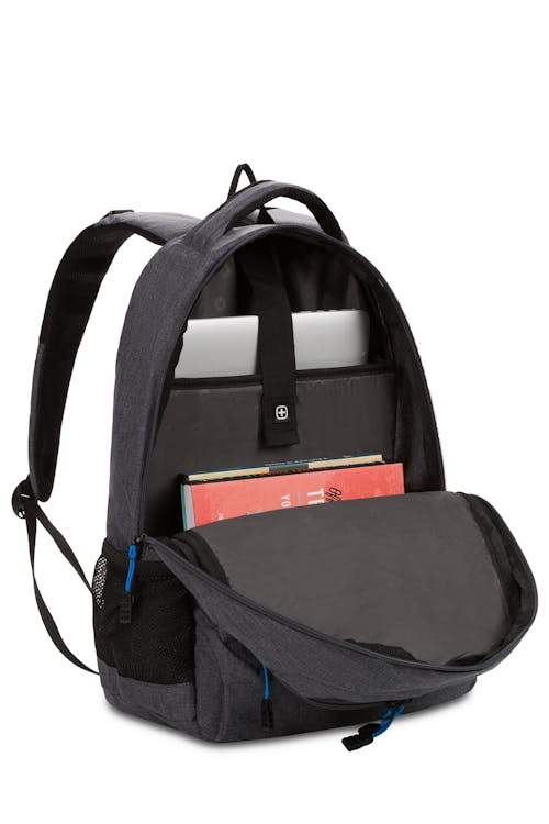 Swissgear 5918 Laptop Backpack - Gray Heather Cyan Trophy