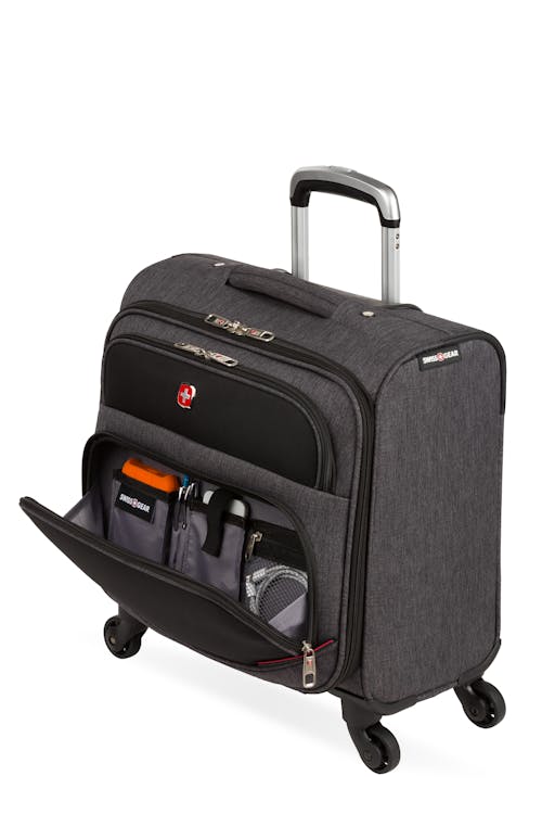 Swissgear 5975 4Wheel Underseat Luggage Gray Heather/Black