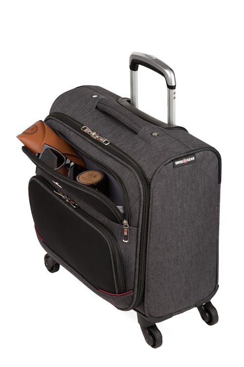 Swissgear 5975 4Wheel Underseat Luggage Gray Heather/Black