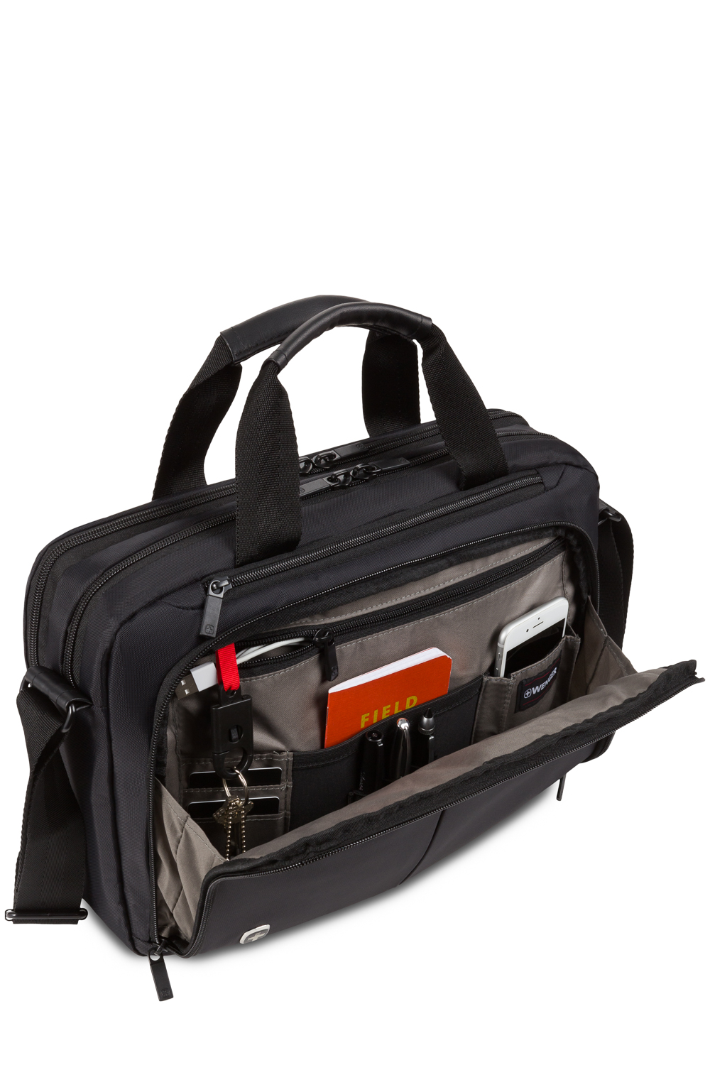 Wenger Source 14 inch Laptop Briefcase Black