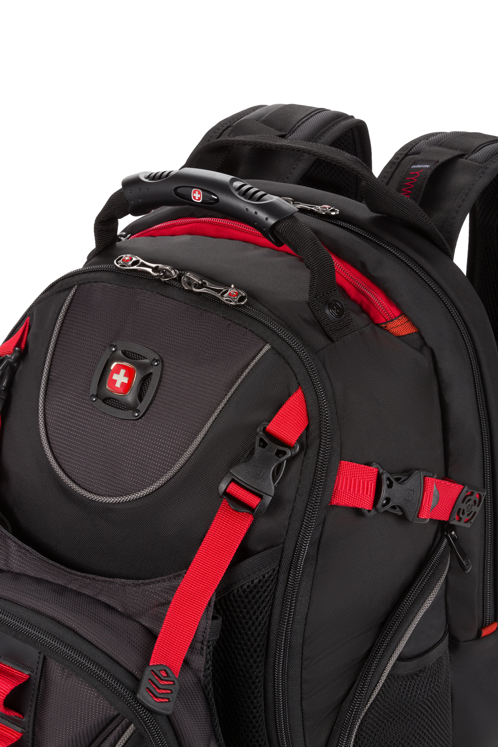 Wenger Maxxum 16 inch Laptop Backpack Black/Red