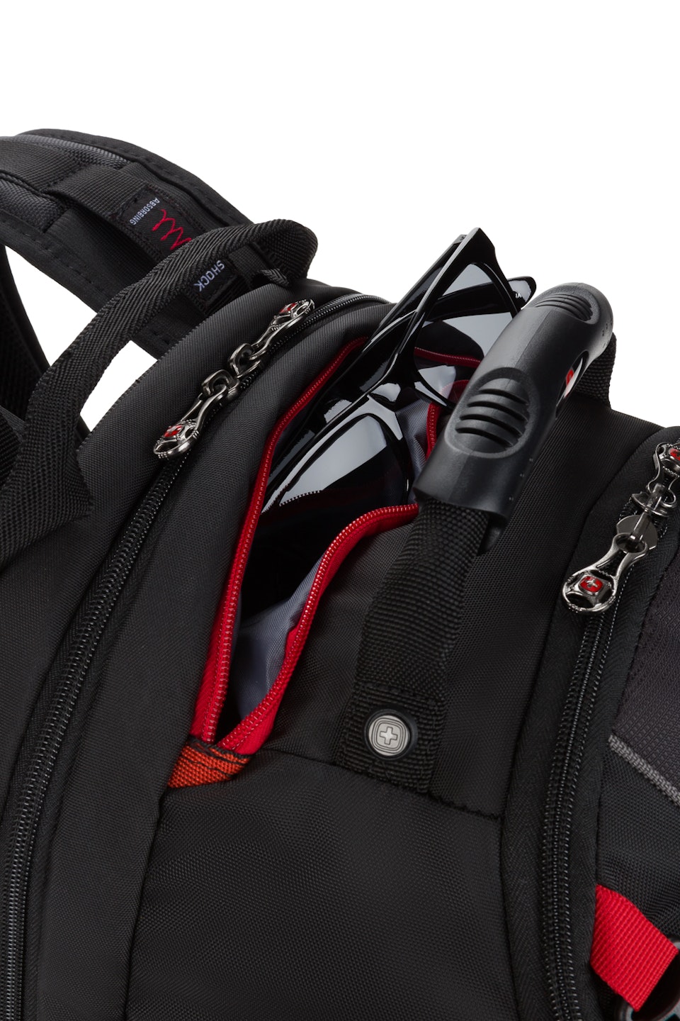 Wenger Maxxum 16 inch Laptop Backpack Black/Red