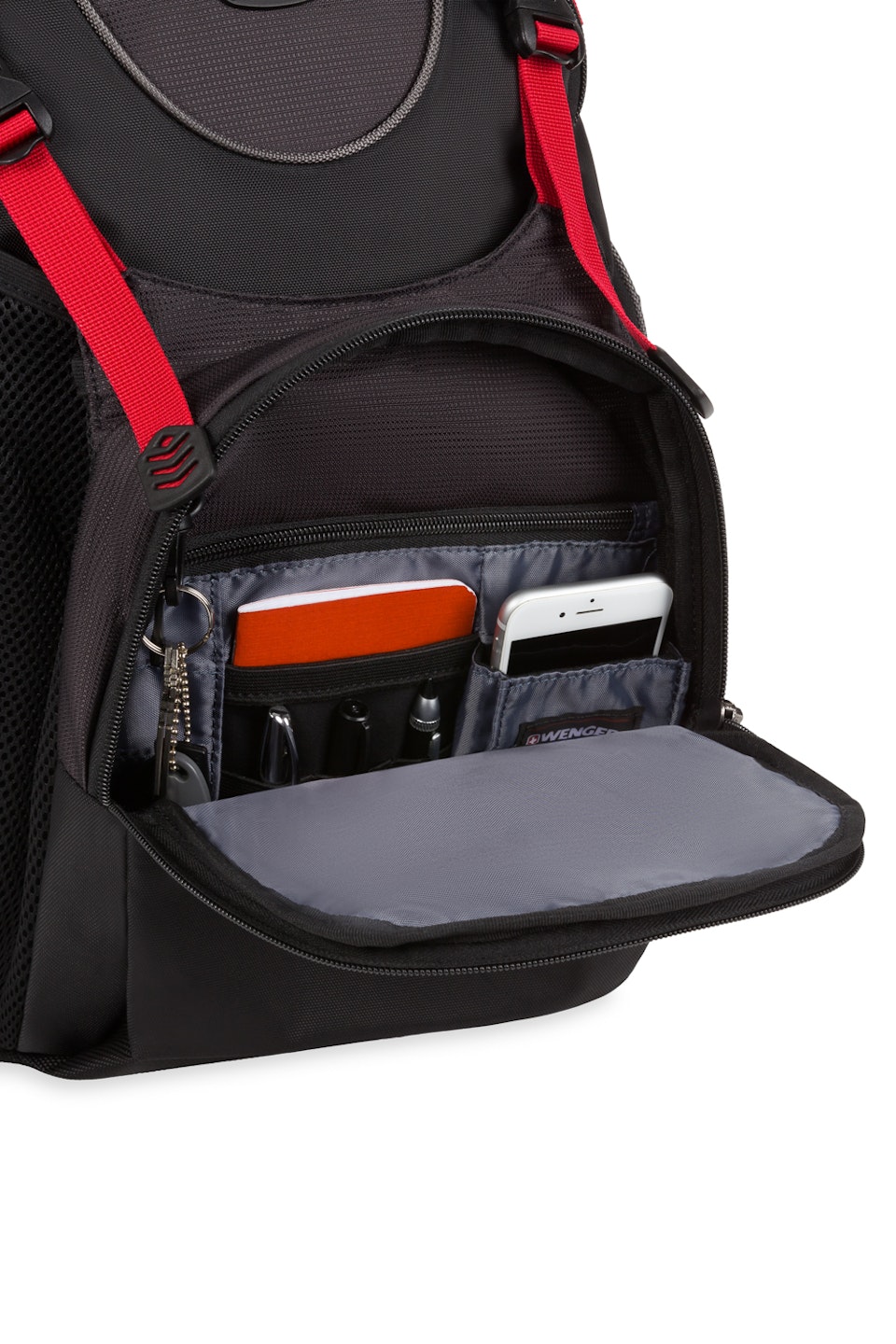 Wenger Maxxum 16 inch Laptop Backpack Black/Red