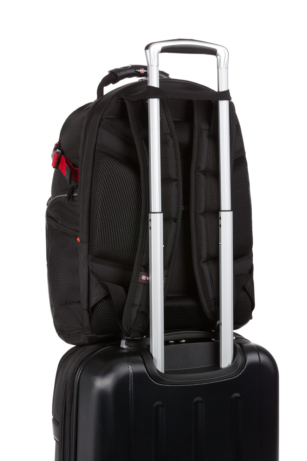 Wenger Maxxum 16 inch Laptop Backpack - Black/Red