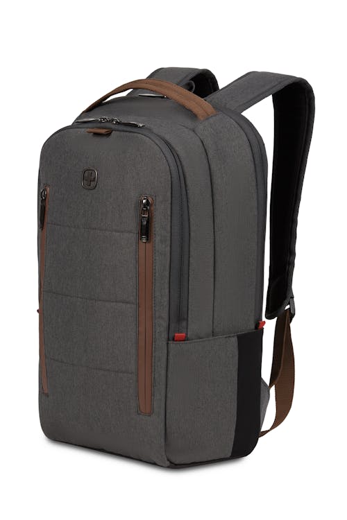 Wenger City Upgrade 16" Laptop Backpack / Crossbody Day Bag Combo - Gray/Brown