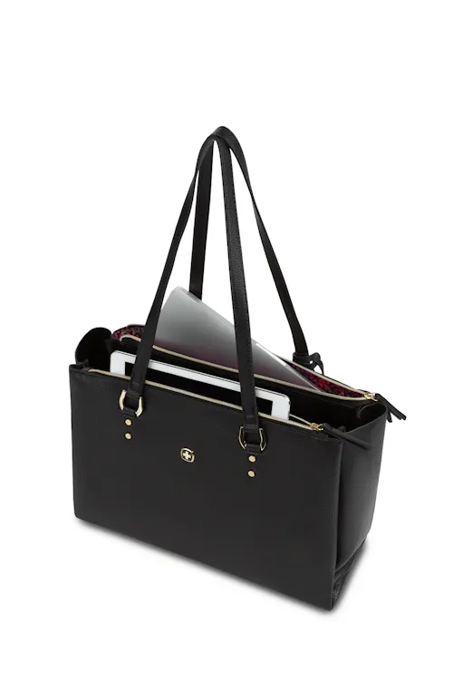 Wenger Rosalyn 14 inch Laptop Tote Black/Sky Blue