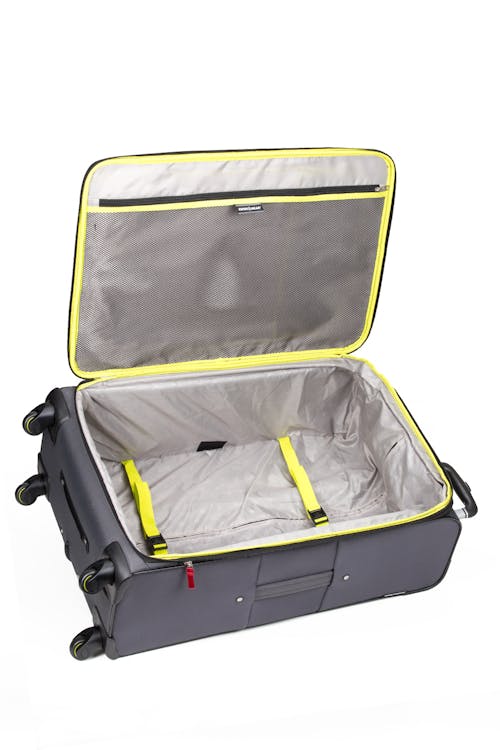 Swissgear 6262 24" Softside Expandable Spinner Luggage - Adjustable tie-down clothing straps