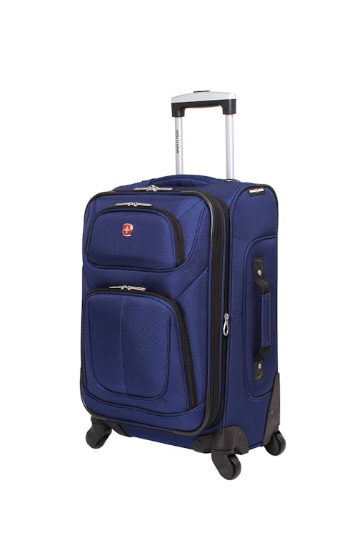 Swissgear Sion 6283 21" Expandable Carry On Spinner Luggage - Blue