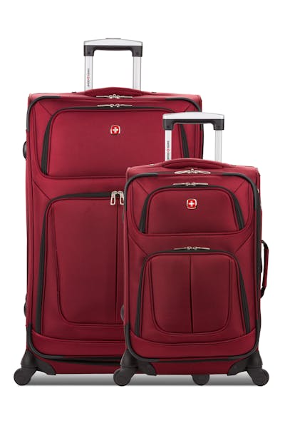 SWISSGEAR Sion 6283 Expandable 2pc Spinner Luggage Set - Burgundy