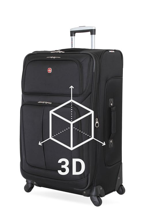 sketchfab - 360 Swissgear Sion 6283 28" Expandable Spinner Luggage - Black 
