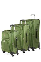 Swissgear Sion 6283 Expandable 3pc Spinner Luggage Set - Evergreen