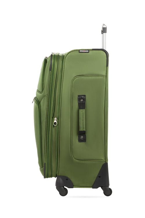 Swissgear Sion 6283 Expandable 3pc Spinner Luggage Set - Evergreen Expands for additional interior space