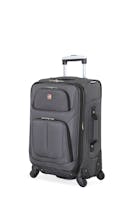 Swissgear Sion 6283 21" Expandable Carry On Spinner Luggage - Dark Gray 