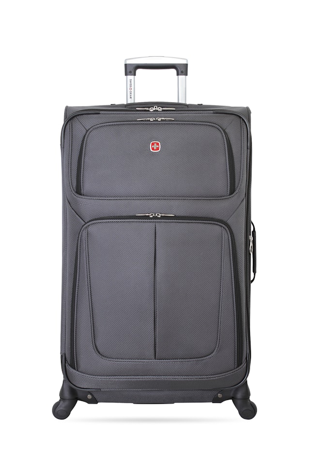 Swissgear Sion 6283 28-inch Expandable Spinner Luggage - Dark Gray