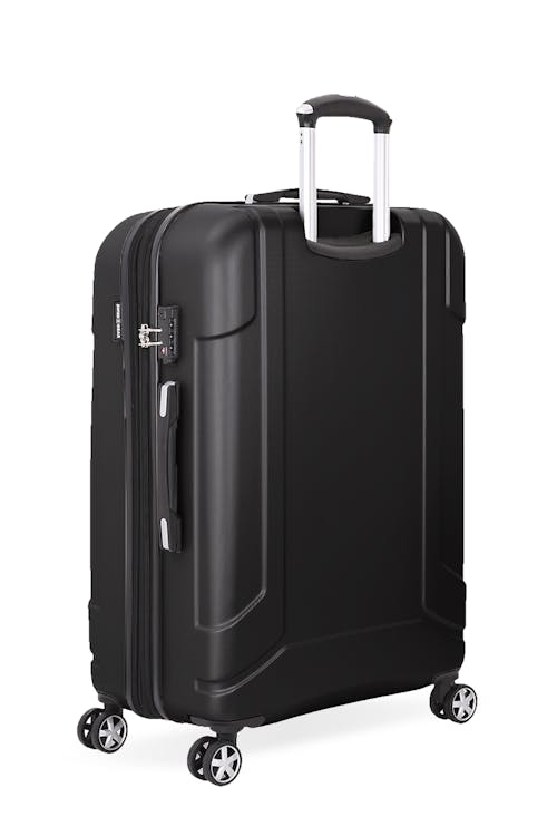 Swissgear 6396 Expandable 2pc Hardside Spinner Luggage Set - Black