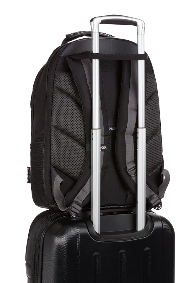 Wenger Legacy 16 inch Laptop Backpack - Black/Gray