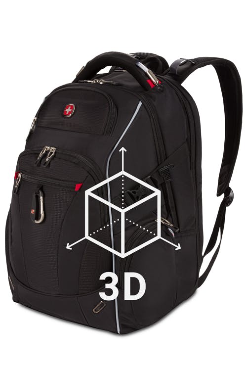 sketchfab - 360 Swissgear 6752 ScanSmart Laptop Backpack - Black