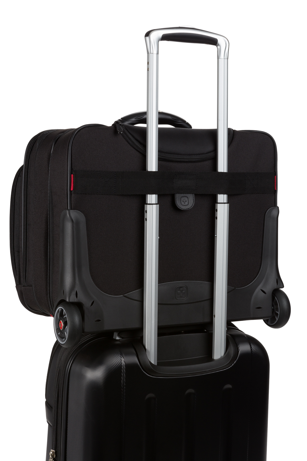 Wenger Patriot Wheeled Business Case with Removable Laptop Case Black
