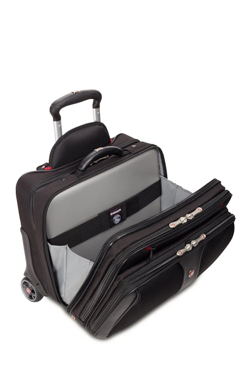 Wenger Patriot Wheeled Business Case with Removable Laptop Case Black