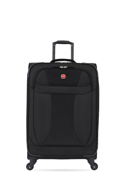 Swissgear 7208 24.5" Expandable Liteweight Spinner Luggage - Black