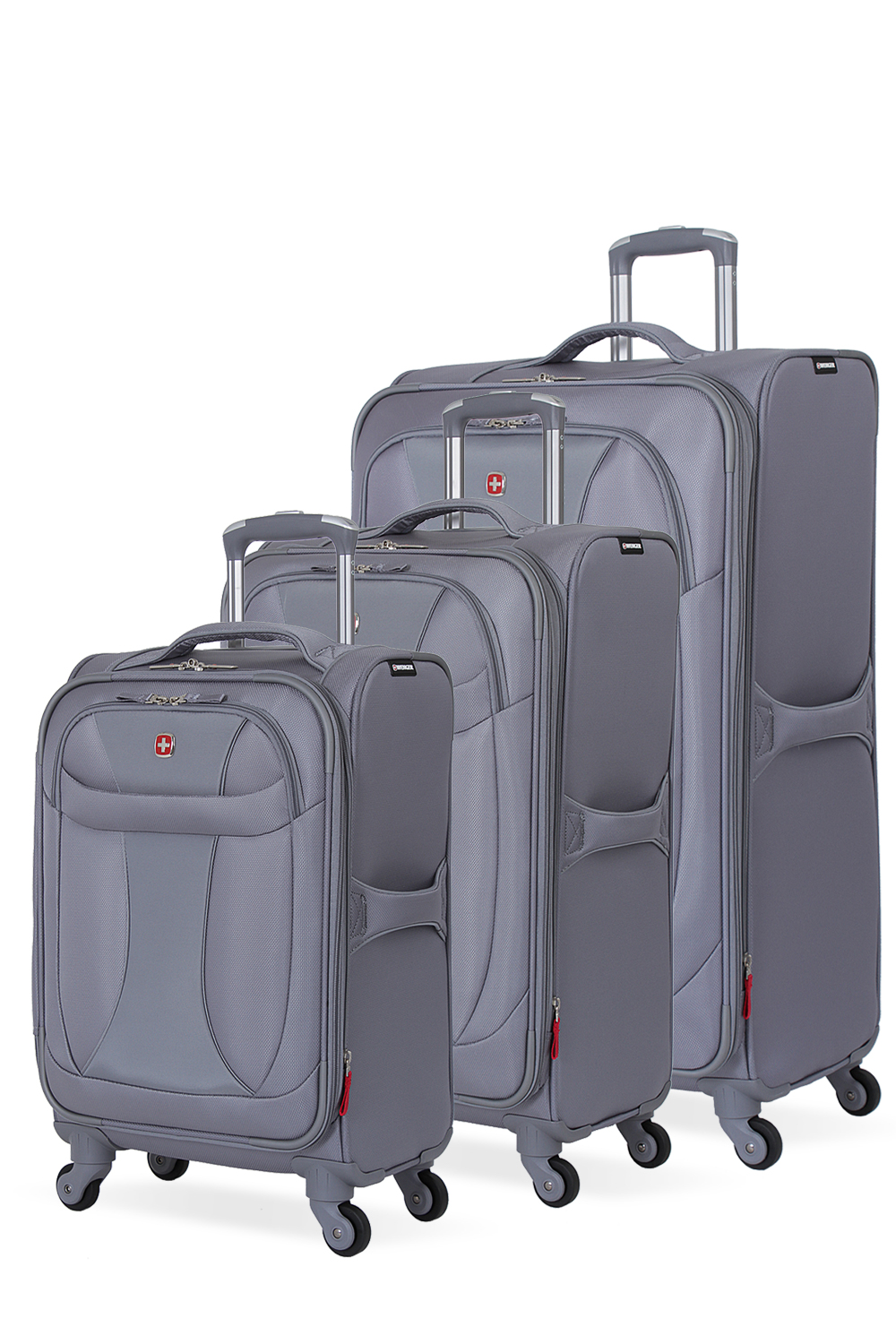 swissgear 6283 expandable 3pc spinner luggage set