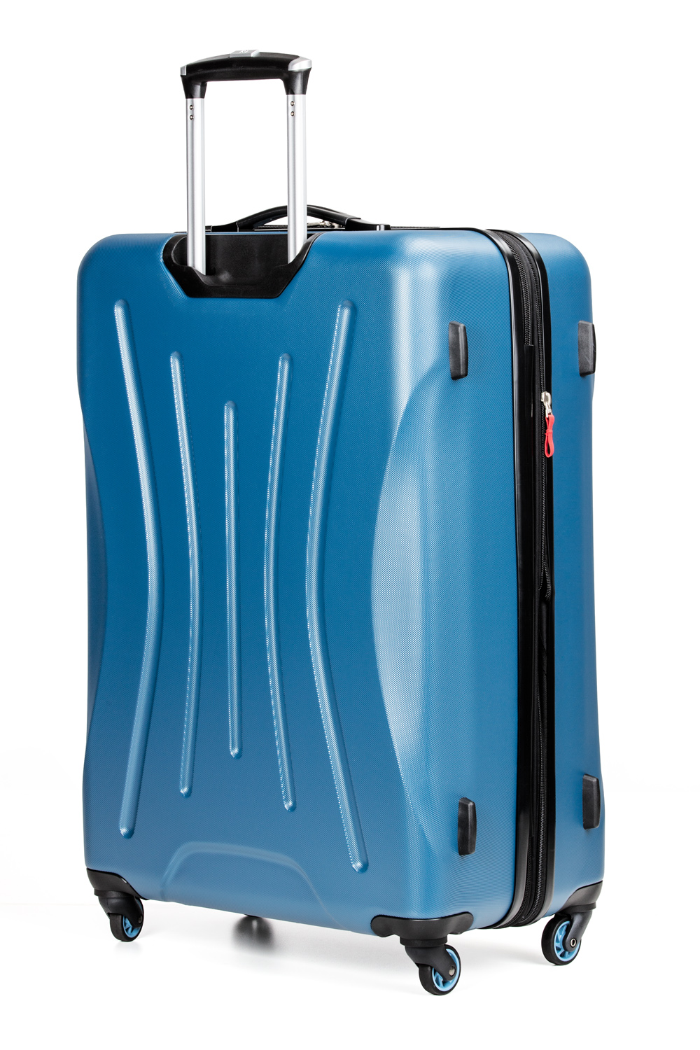 swissgear blue suitcase