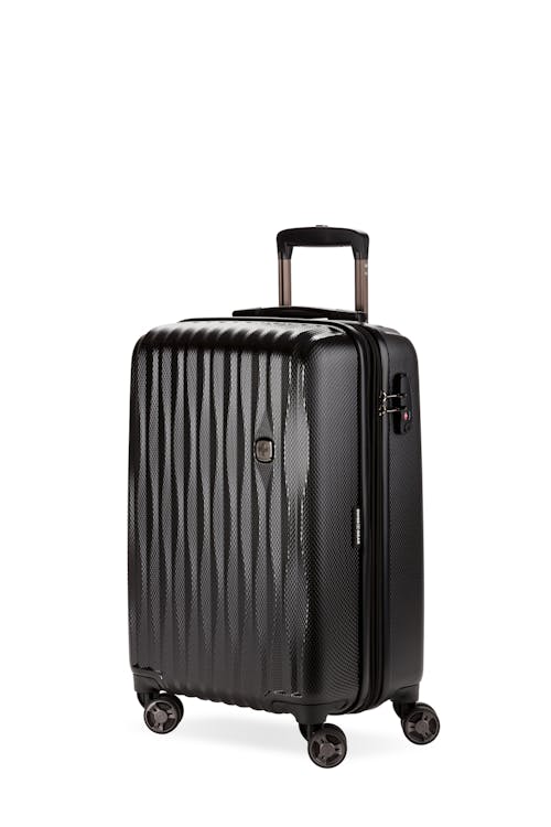 Swissgear 7272 19" USB Energie Expandable Carry On Hardside Spinner Luggage - Black