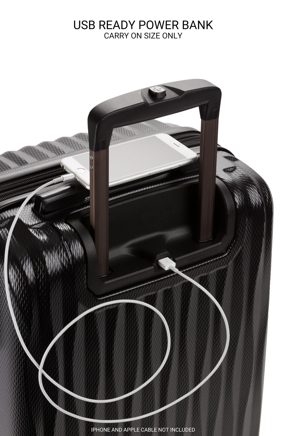 Swissgear 7272 19 USB Energie Expandable Carry On Hardside Spinner Luggage