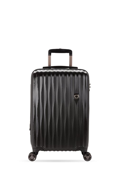 SWISSGEAR 7272 19 USB Energie Expandable Carry On Hardside Spinner Luggage  - Black