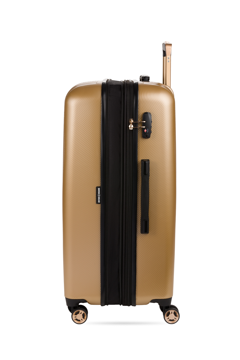 Swissgear 7272 Energie Expandable 2pc Hardside Spinner Luggage Set Gold
