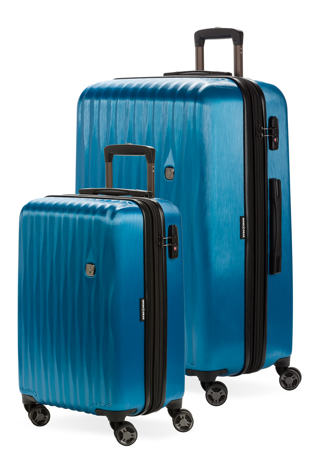 swissgear 7272 energie expandable 2pc hardside spinner luggage set