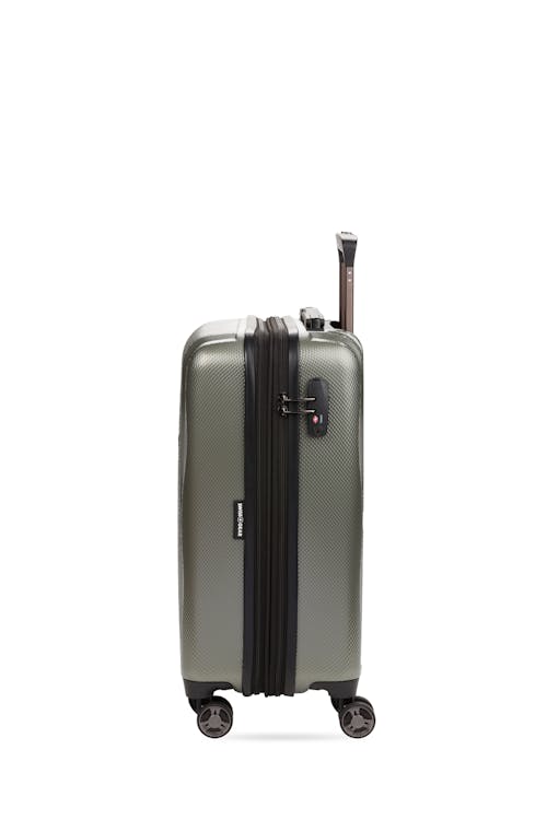 Swissgear 7272 19" USB Energie Expandable Carry On Hardside Spinner Luggage side view