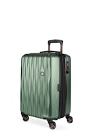 Swissgear 7272 19" USB Energie Expandable Carry On Hardside Spinner Luggage - Verdun Green